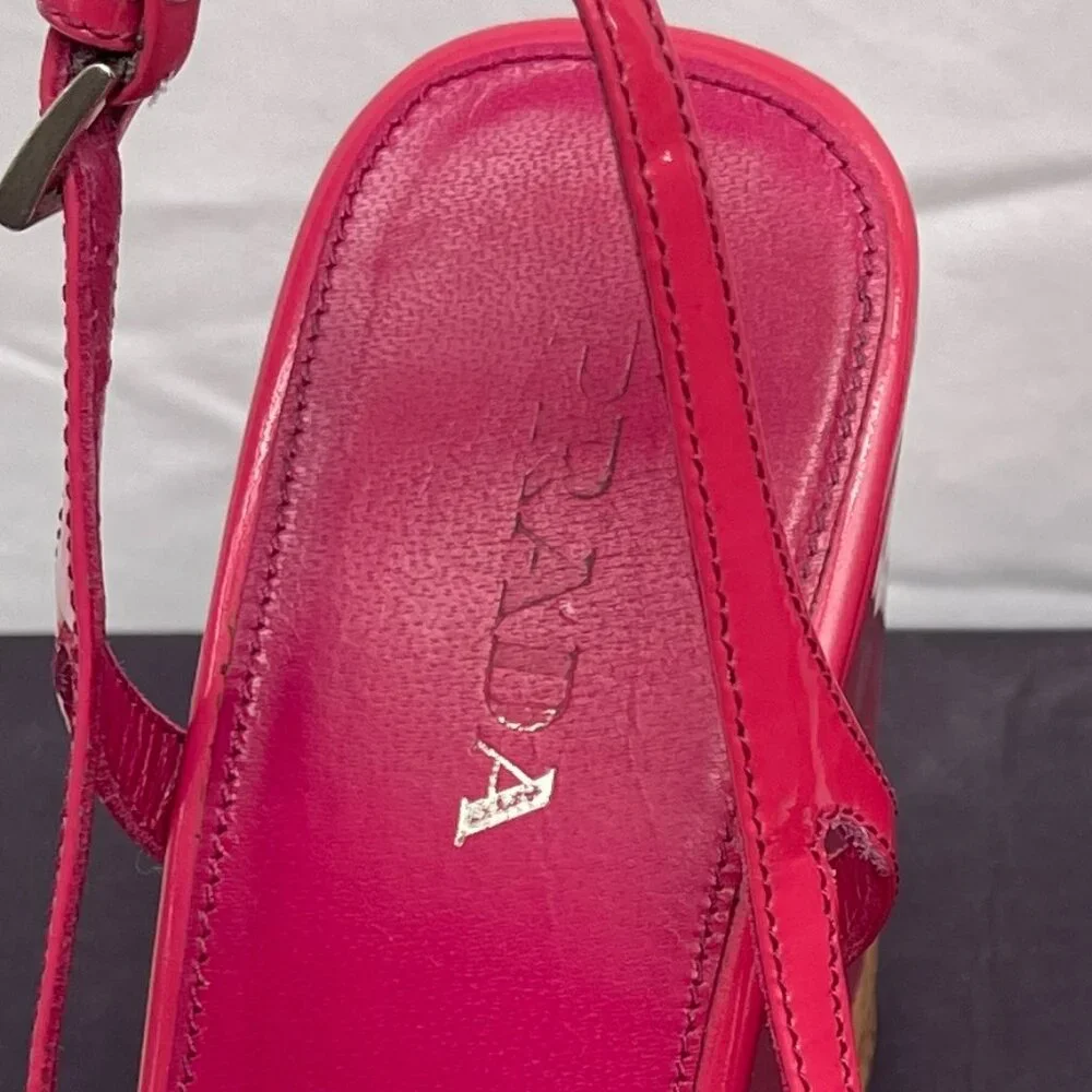 Prada platform Patent Leather Wedges 7,5